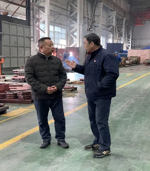 The Visit Of Metallurgy Building Materials Labor Union Leadership